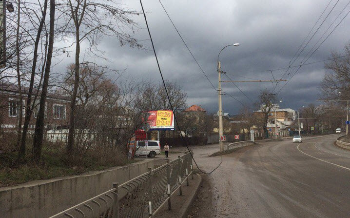 Шторм в Крыму: ураганным ветром валило деревья и обрывало провода [фото, видео]