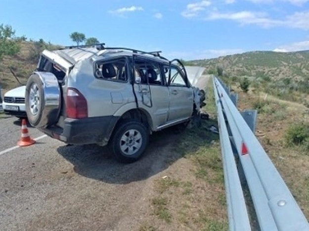 ДТП с 11 пострадавшими: на трассе Судак-Алушта столкнулись две машины