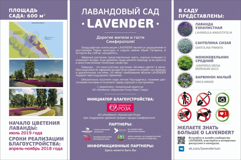 В симферопольском парке появится лавандовый сад [инфографика]