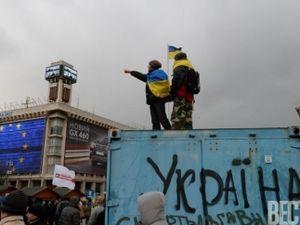 На Майдане насчитали наименьшее число людей с начала протестов