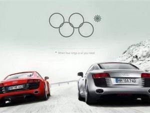 Audi использовала для рекламы конфуз с Олимпийскими кольцами