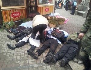 Захарченко после убийства 77 активистов Майдана заявил, что милиция с народом