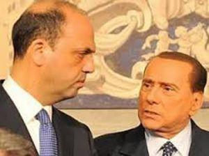 Сильвио Берлускони-Анджелино Альфано:оба ленинцы, но первый - верный, а второй-неверный