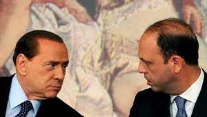 Сильвио Берлускони-Анджелино Альфано:оба ленинцы, но первый - верный, а второй-неверный