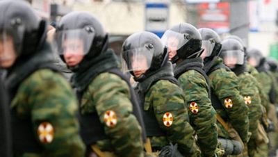 Российские внутренние войска отработали подавление Майдана