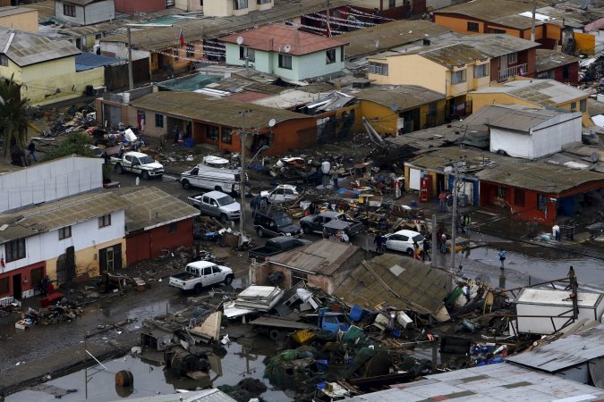 Число жертв землетрясения в Чили достигло 13 человек