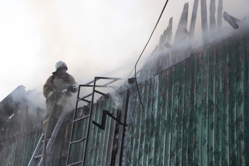 На крымском курорте под штормовым ветром тушили пожар [фото, видео]