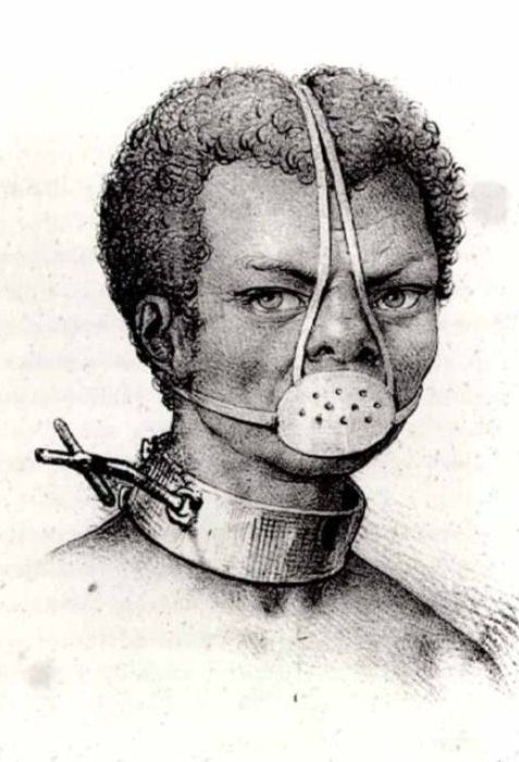 Портрет рабыни Анастасии в маске-наморднике