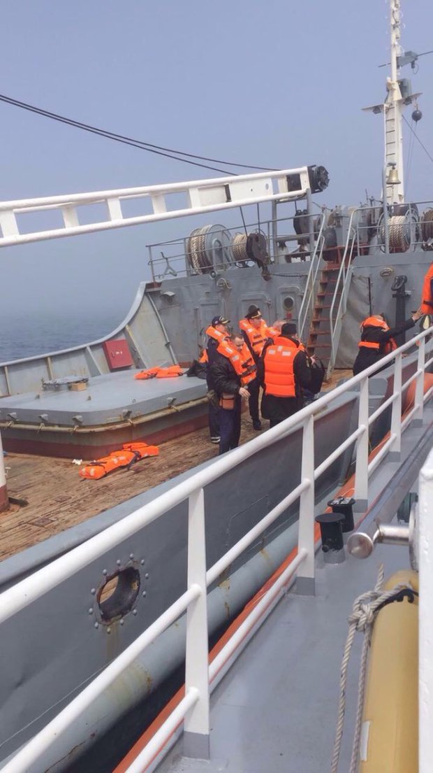 Моряков затонувшего корабля ЧФ РФ «Лиман» доставили в Севастополь