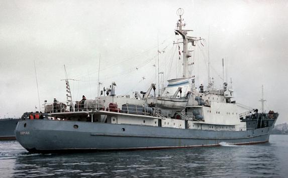 В Чёрном море после столкновения затонуло судно ЧФ