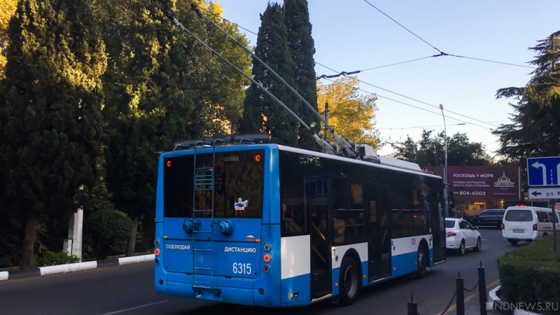Не везет «рогатым»: в Крыму два троллейбуса попали в ДТП