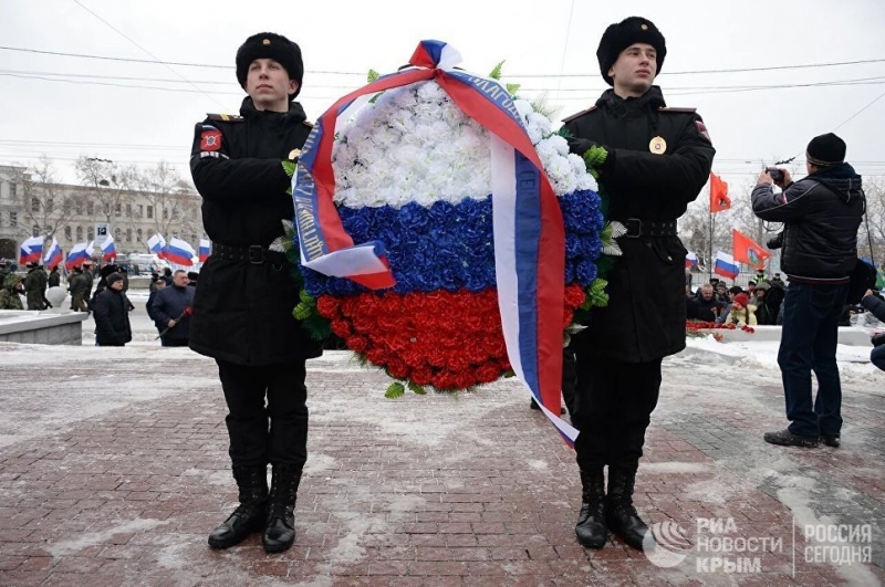 Пятилетие «Крымской весны» в Севастополе отметили шествием 