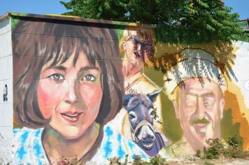 Новый арт-объект: в Симферополе появилось граффити Кавказской пленницы 