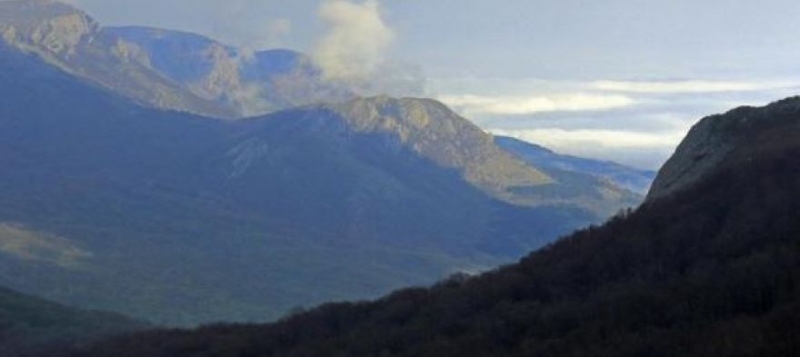 В крымских горах заблудились двое туристов