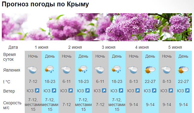 С какой погодой в Крыму и Севастополе начнется лето - прогноз на 1-3 июня