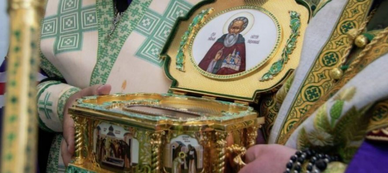 В Крым прибыл ковчег с мощами преподобного Сергия Радонежского