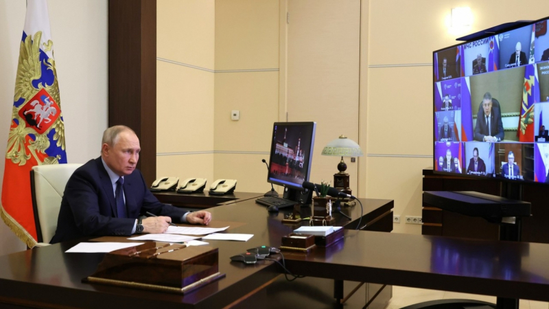 Аксёнов доложил о ситуации в Крыму президенту России и поблагодарил его за поддержку