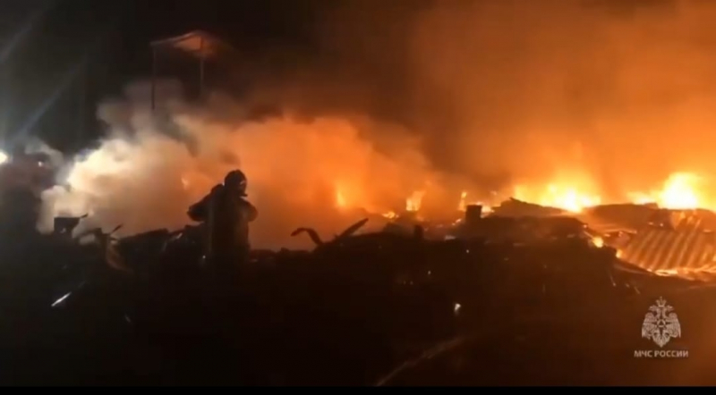 Тела пяти рабочих нашли при пожаре в строительном модуле в Севастополе