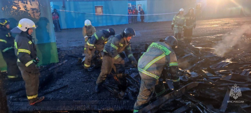 Увеличилось число погибших при пожаре в строительном модуле под Севастополем