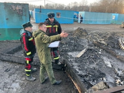 Возбуждено уголовное дело по факту пожара в строительном модуле под Севастополем