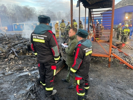 Возбуждено уголовное дело по факту пожара в строительном модуле под Севастополем