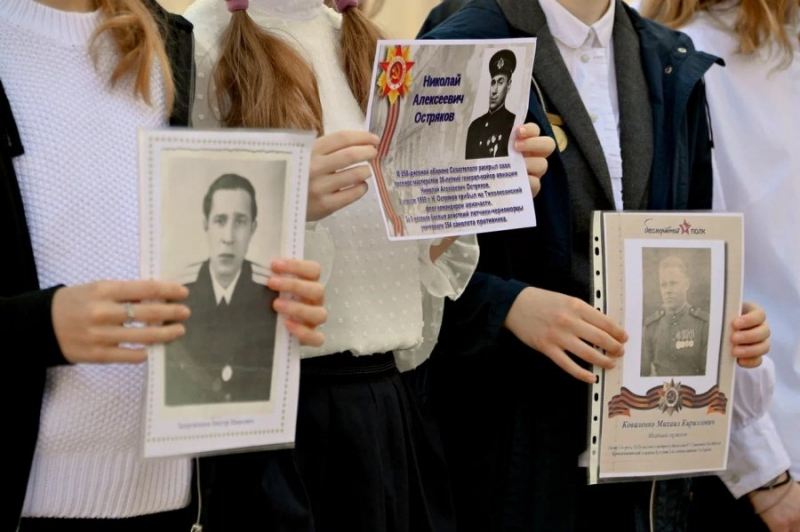 Акция "Бессмертный полк" прошла во всех школах Севастополя