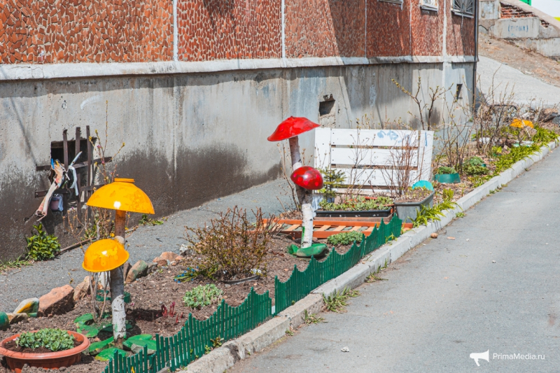 Красота и уродство. Как творческие жители Владивостока украшают свои дворы