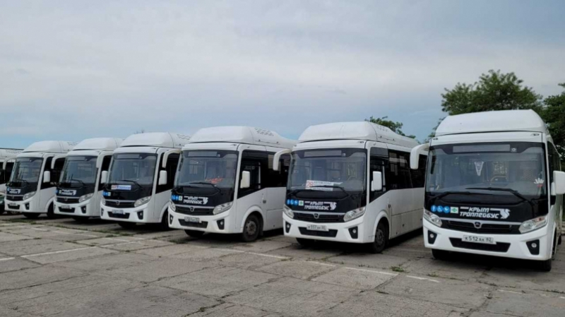 Новые автобусы выпустили на пригородные маршруты Симферопольского района