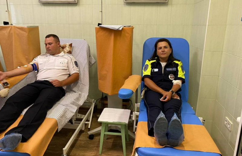 Кровь для участников СВО сдали более 50 автоинспекторов Севастополя
