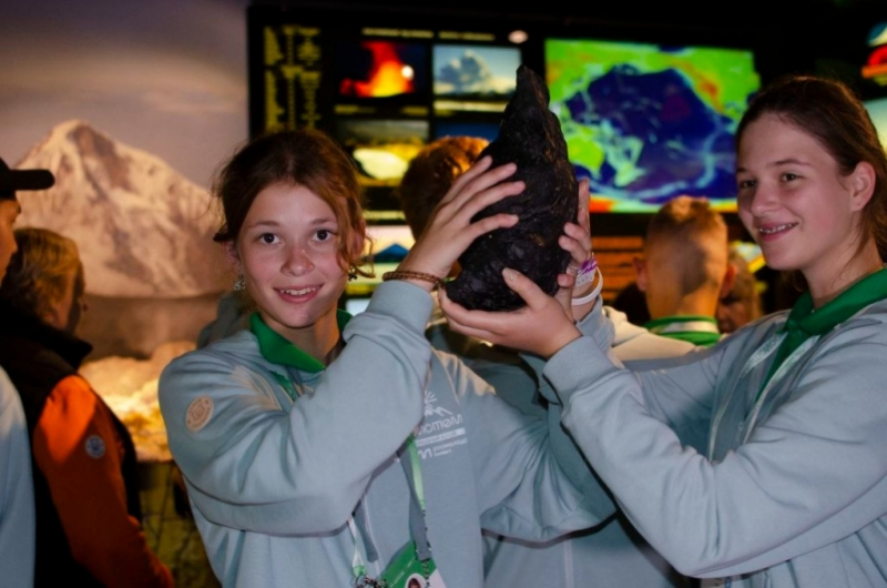 Участники Всероссийского слёта юннатов Движения Первых посетили музей вулканов на Камчатке