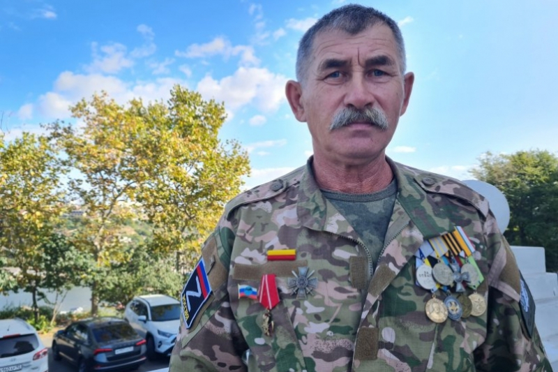 Медалью "За отвагу" награжден ветеран боевых действий из Севастополя