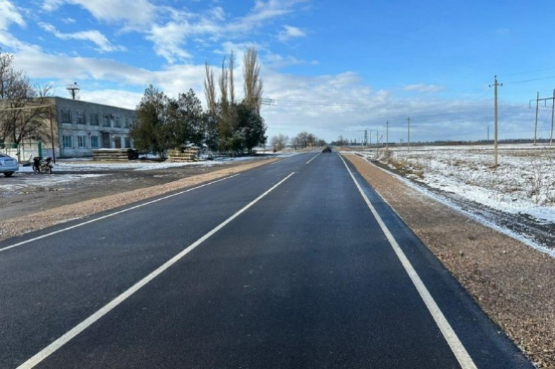 Более 260 км дорогу отремонтировали в Крыму в 2023 году