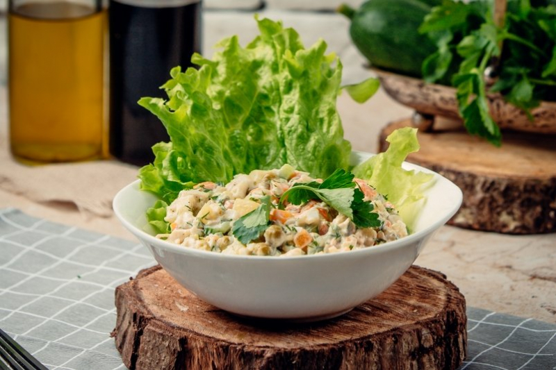 Минус 7 кг на салате: лучший рецепт для тех, кто на диете - без майонеза и сметаны