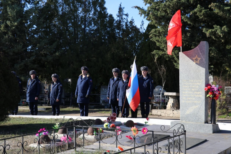 Останки бойцов Красной Армии перезахоронили в Феодосии