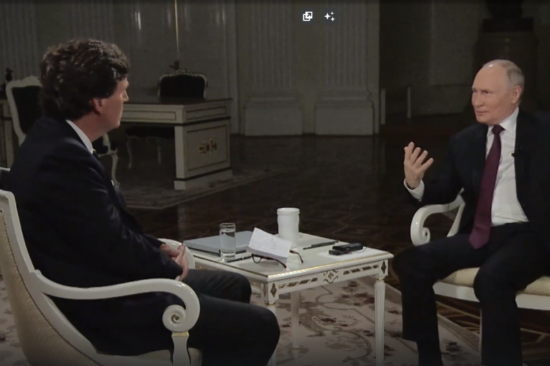 Смотрели ли южане интервью Путина Карлсону, выясняет ИА Stavropol.Media