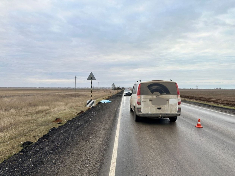 Водитель иномарки при обгоне насмерть сбил пешехода в Крыму